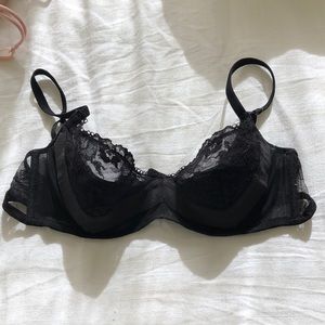 La Perla black lace bra